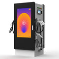 Commercial Smart DC Fast 40kW 60kW 120kW 160kW Electric Car EV Charger Station with Large Advertising Screen