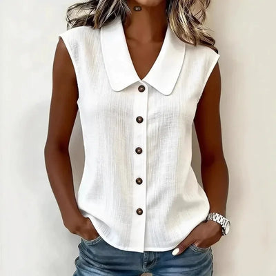 Women's Solid Color Sleeveless Shirts Summer Breathe | SAMAG