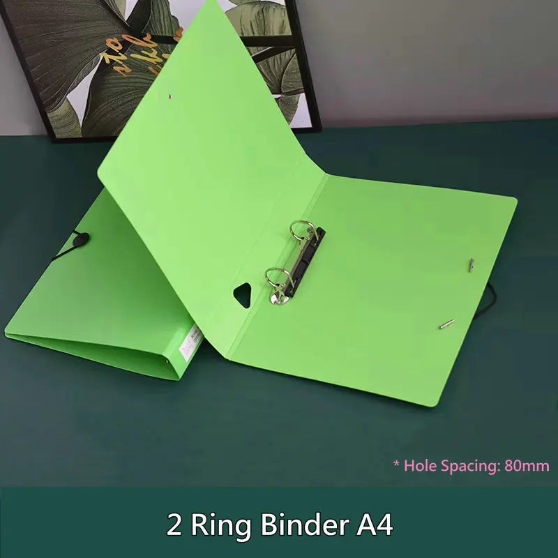 Office Supplies 2/3/4-Ring Binder A4 Folder For Documents Paper File Organizer A4 Binder Folder