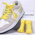 1 pair flat shoes Solid color shoelaces Canvas shoes sports and leisure shoelaces length 100/120/140/160/180cm Shoe accessories