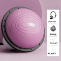 Semi-Circular Wave Balance Ball - Non-Slip PVC Speed Trainer for Running, Yoga, Pilates & Full-Body Fitness Equipment