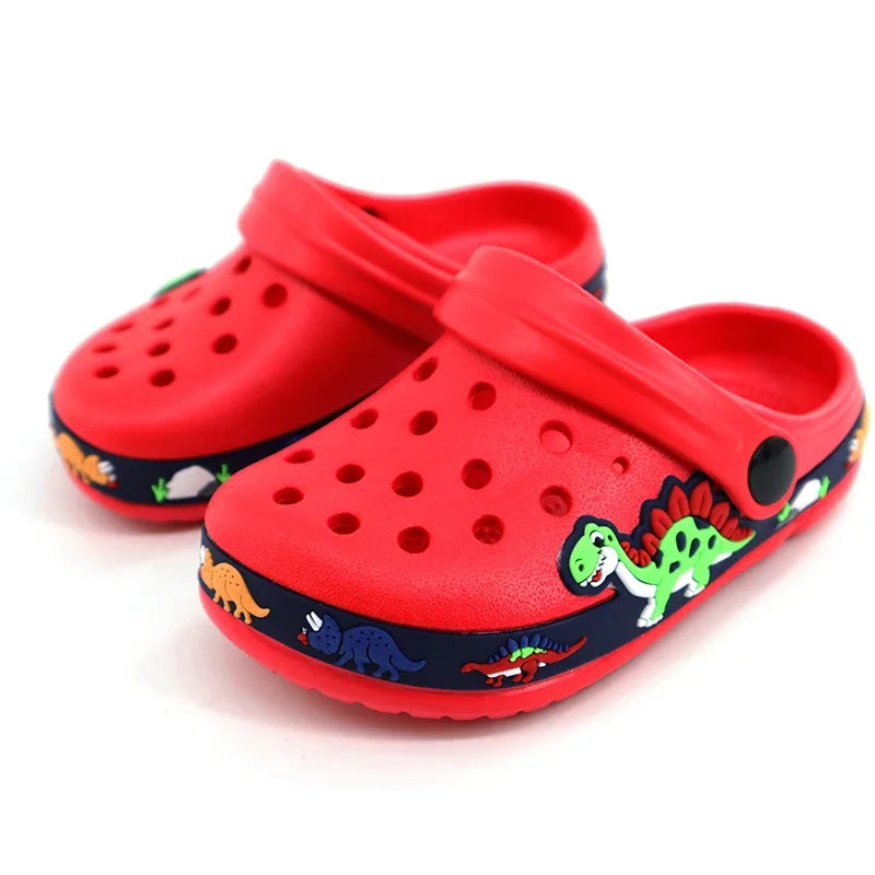 New Fashion Cartoon Sandals for Kids Summer Slippers Boys Girls Casual Garden Shoes Hollow-out Beach Shoes Clogs for Children
