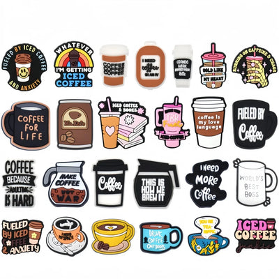 Coffee Shoe Charms for Crocs Personalize with Lover | SAMAG