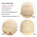 Pixie Cut Human Hair Wig Blonde Mullet Wig Swallowtail Full Machine Made Fashion Breathable For Women Family Party Daily Use