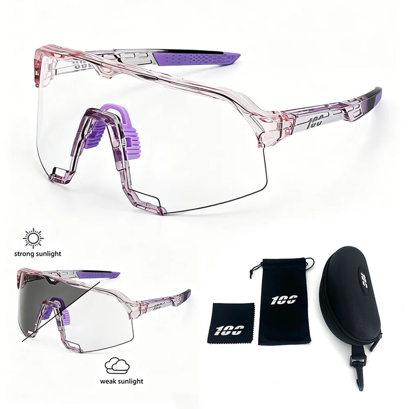 Bicycle Photochromic Sunglasses UV400 HD Lens MTB Cycling | SAMAG