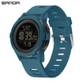 SANDA New Men Sport Wristwatch Luxury Luminous LED Analog Digital Display Stopwatch Waterproof Male - Visuel 7 | SAMAG