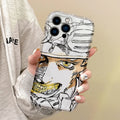 Gyro Zeppeli JoJo Steel Ball Run Phone Case For iPhone 16 Pro Max Case 15 14 13 12 11 8 7 Pro X XR XS Max Soft Transparent Cover