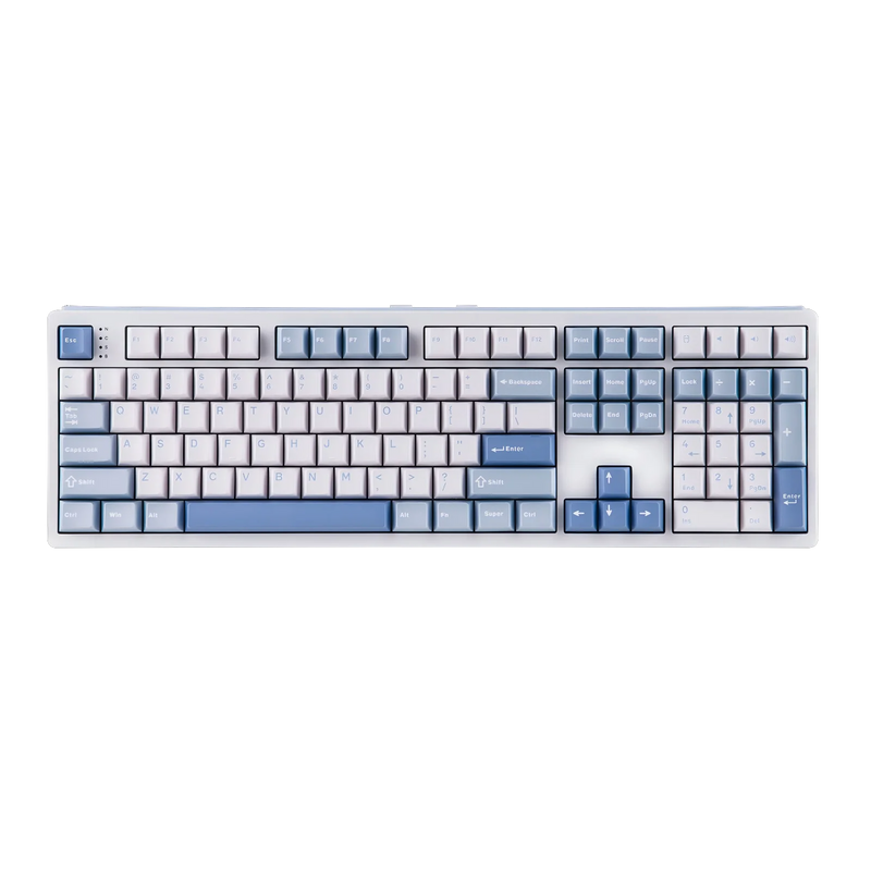 EPOMAKER TH108 100% Full Size Hot-Swap Gasket-Mounted Wired/Bluetooth/2.4Ghz Wireless Mechanical Keyboard with 10000mAh Battery