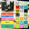 1Pcs 231 TZ Tape Compatible for Brother Label Tape 6mm/9mm/12mm 631 221 241 251 Labeling Ribbon for Ptouch Label Maker PTH110 PT