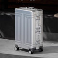 KLQDZMS 20'24'26'29 Inch Business Trolley Case All Aluminum Magnesium Alloy Boarding Case Large Capacity Universal Wheel Luggage