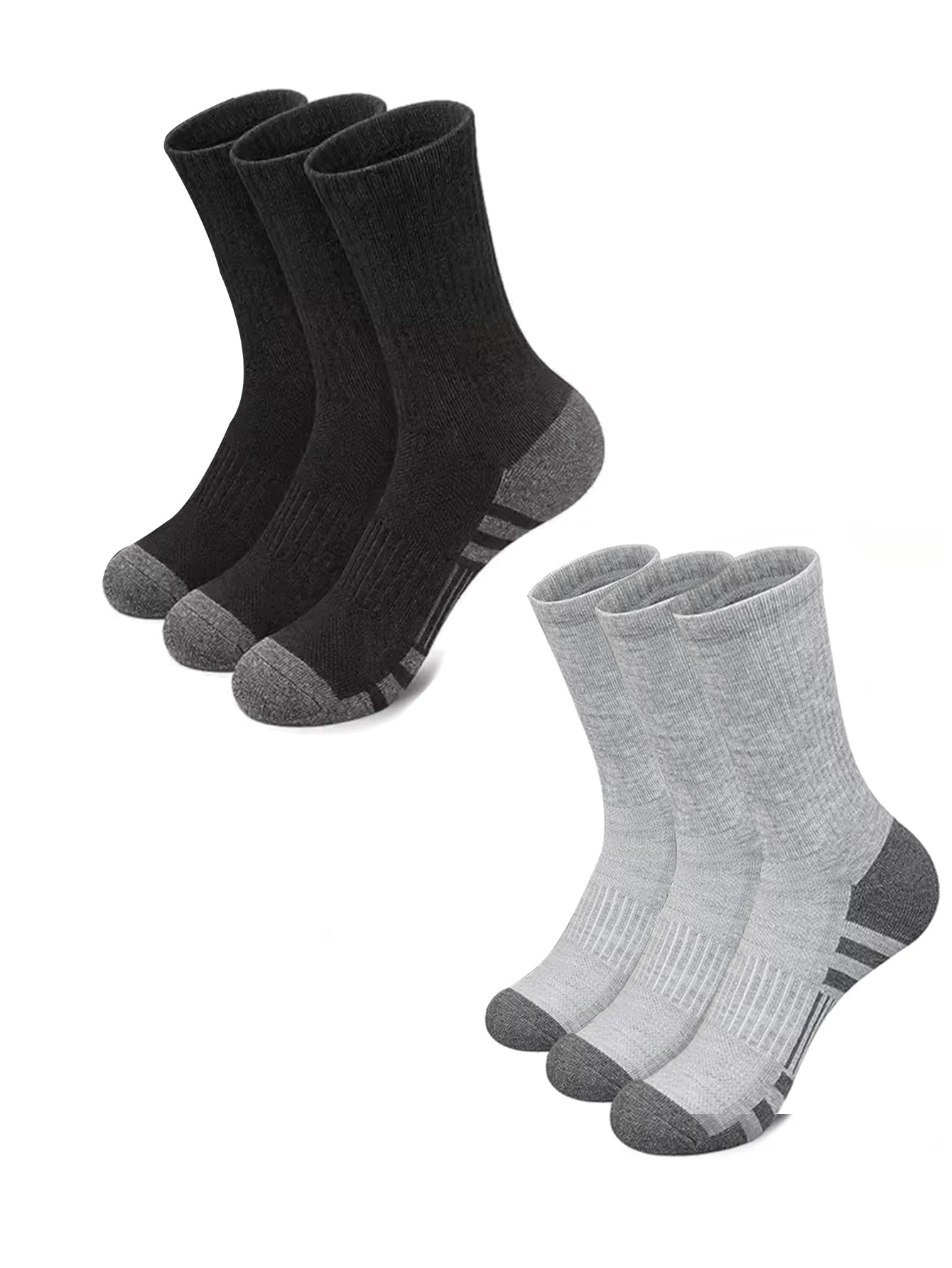 5Pairs Men's Outdoor Gym Socks Comfortable Soft | SAMAG