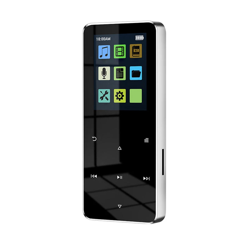 1.8 Inch TFT Mp4 Video Player USB 2.0 3.5mm Jack Bluetooth-compatible 5.0 MP3 MP4 Player with E-book Recording Built-in Speaker