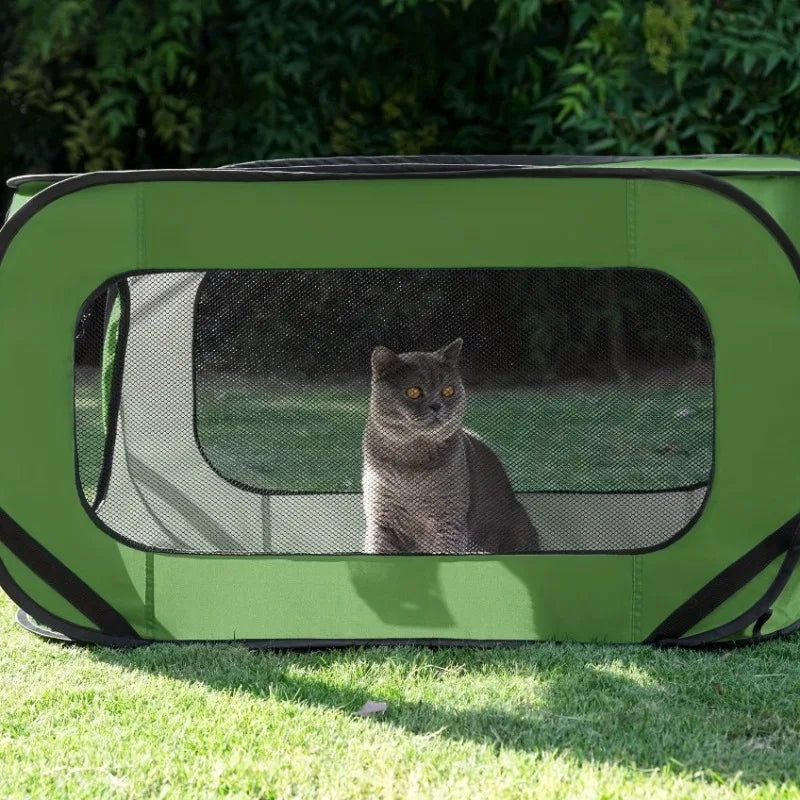 Portable Pet Tent Foldable Exercise Pen Dog Cat House Indoor Outdoor Birthing Room for Puppy Kitten