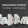 GEYA Din Rail Adjustable Over Voltage Under Voltage Protection Device 40A 63A 80A 220VAC Digital Display Voltage Protector