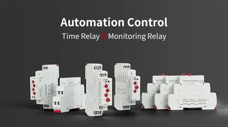 GEYA Din Rail Adjustable Over Voltage Under Voltage Protection Device 40A 63A 80A 220VAC Digital Display Voltage Protector