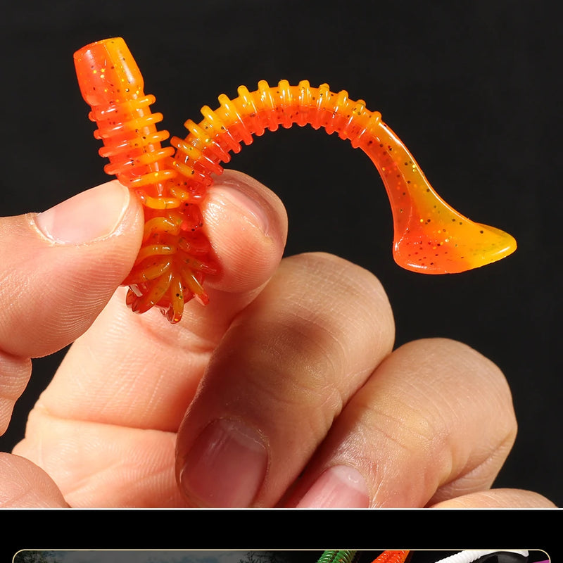 2023 Supercontinent Impact Ring Shad Fishing Lure Soft 20pcs 10pcs 6pcs Plastics Baits Swimbait Jigging Lure Artificial Baits