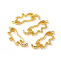 5pcs Cat Border Mold Resin Silicone Geometric Hollow Metal Frame Bezel Epoxy Pendant For DIY Jewelry - Visuel 16 | SAMAG