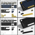 KBDiy GMK Blue Samurai Keycap Cherry Profile Double Shot PBT ISO Keycaps For Gamer Mechanical Keyboard Kit Gaming Point Key Cap