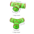 Christmas Cat Tunnel Pet Supplies Fun Toy Play Tunnel Tube Funny Kitten Toys Foldable Toys For Cat Pet Training Interactive