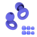 Quiet Ear Plugs for Noise Reduction – Super Soft, Reusable Hearing Protection for Sleep,Swim, Work 8 Ear Tips in XS/S/M/L