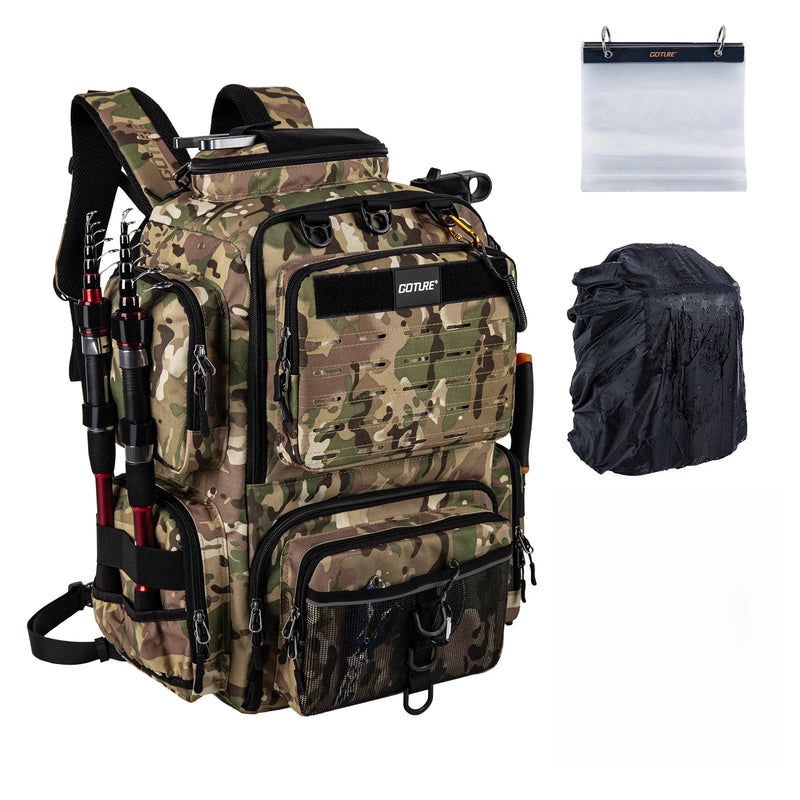 Goture 45L Large Fishing Backpack 900D Water - Resistant - View 14 | SAMAG