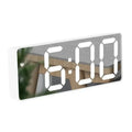 Alarm Clock Chargeable Music Digital Desk Clock Led Snooze Table Decorations Night Mode Electronic Control Voice Wall Clocks