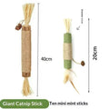 NEW 1/2PCS Cat Toys Made Of Wood Knotweed Teething Sticks Insect Galls Raffia Sisal Rope Teeth Cleaning Toys Cat Teasing Sticks