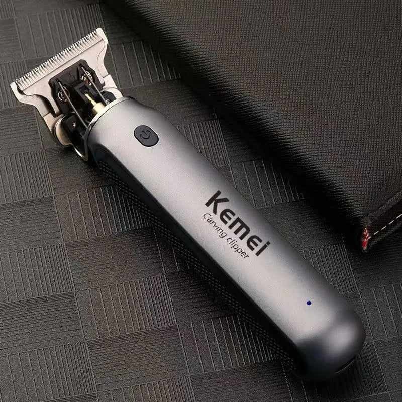 Kemei Professional Hair Clipper Electric Clippers New Electric Men Retro Head Carving Oil Head Trimmer Electric Shaver km-1757
