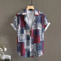 Summer Men's Social Casual Hawaiian Floral Short Sleeve | SAMAG