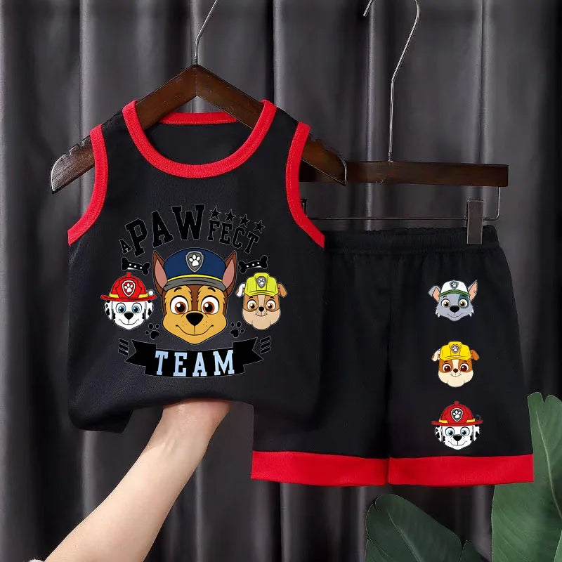 PAW Patrol Boys Basketball Clothes Sets Summer Kids - View 3 | SAMAG