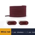 Elastic Shoe Laces Buckle Lock No Tie Shoelaces Sneakers Flat Woven Shoelace without Ties Kids Adult Rubber Bands for Shoes