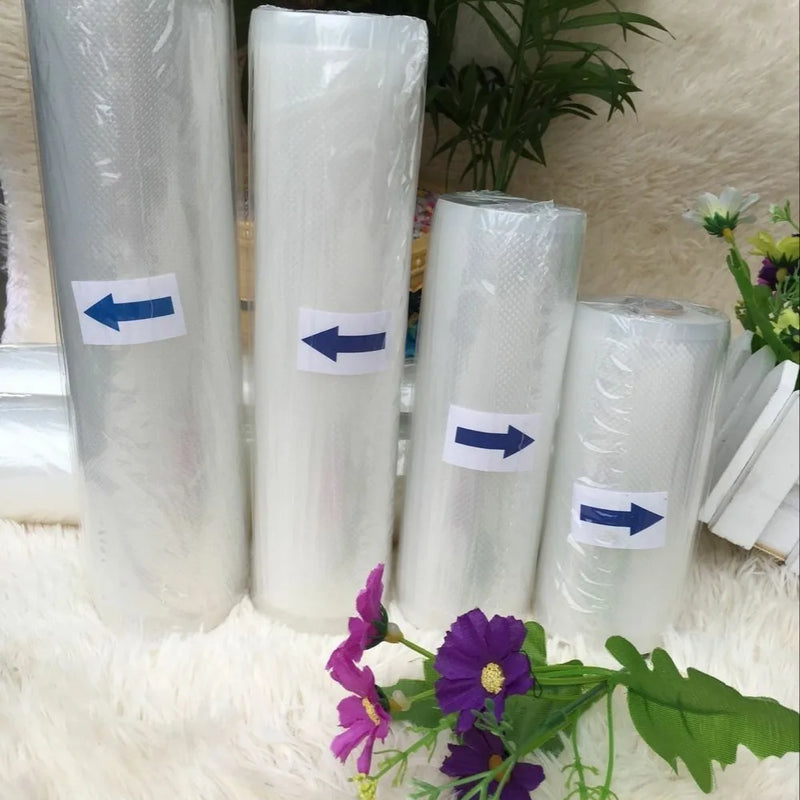 5 Rolls/Lot Food vacuum sealer Storage saver bags Vacuum 5 size Bags For Kitchen Vacuum Sealer to keep food fresh