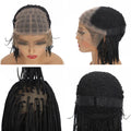 Synthetic Lace Front Wigs For Woman Short Bob Wig with Bangs Braided Wigs Women Daily Party Cosplay Woman Wigs Black Gray