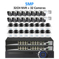 32CH 4K 8MP Security Camera System 5MP Audio Record IP Camera Indoor Outdoor Waterproof POE Home CCTV Video Surveillance Kit