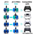 Hall/TMR Electromagnetic Joystick for PS5 PS4 Controller Thumb Stick Joystick Cap No-Drift 3D Analog Sensor Upgrade Replacement