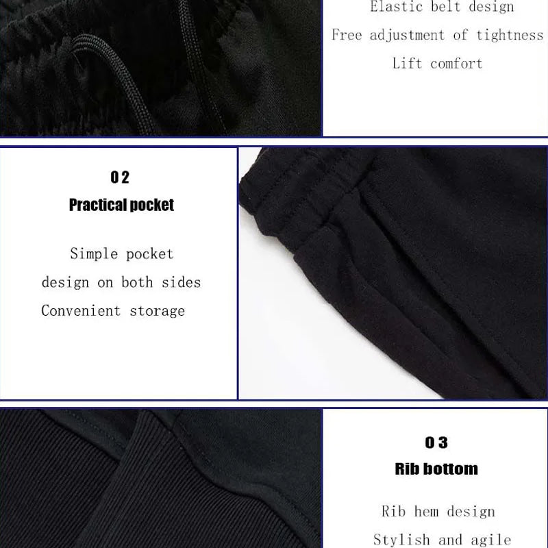 2025 Men's Fitness Jogging Sweatpants New Men's Casual Sports Pants Jogging Sports Pants Loose Running Pants Fitness Pan