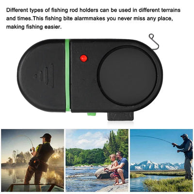 Fishing Alarm Fish Bite Lure Alert Sound Bell LED Light | SAMAG
