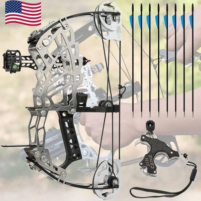 Compound Dual - use Bow Set 30 - 60lbs Adjustable Draw Weight | SAMAG