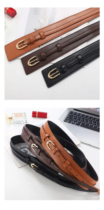 Ladies' new belt dual-purpose high-end decorative dress with blazer fashionable wide waist belt