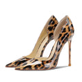 2026 Fashion Gradient Color Side Empty High Heels Women's Thin Heels 12cm Shallow Mouth Sexy Pointed Temperament Single Shoes