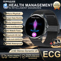 2026 New AI Accurate Diagnosis Body Fat Uric Acid BP ECG SmartWatch HD AMOLED Screen call Sport Health Smart watch For Men women