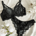 Women's Lingerie & Underwear， eyelash sxy fancy lace strapping underwire bra &  brazilian panties ，victoria style