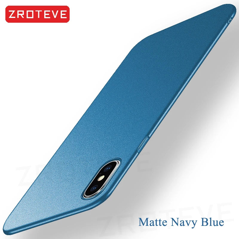 For iPhone X XR Case ZROTEVE Luxury Ultra Thin Frosted Hard PC Cover For Apple iphone XR XS Max iPhonex 10 iPhone10 Phone Cases
