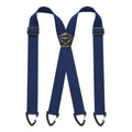 Heavy Duty Work Suspenders Adjustable X Shape Tactical Tool Belt Strap Men Elastic Wide Pant Clamps Cargo Clip