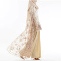 Eid Sequins Abaya Dubai Kimono Open Kaftan Muslim Dress | SAMAG