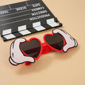 PESENAR Various Funny Novelty Party Glasses, Bear Ear Rainbow Heart Cartoon Shaped Sunglasses for Summer Festival Cosplay Selfie