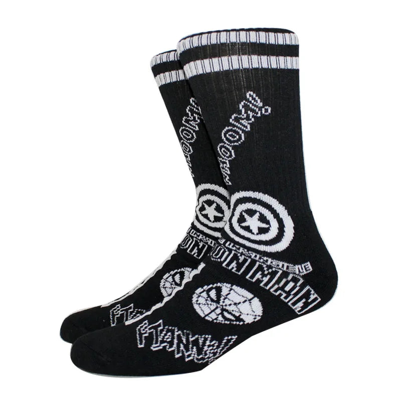 5 Pairs Marvel Socks Funny Men Anime Spider Man Iron | SAMAG