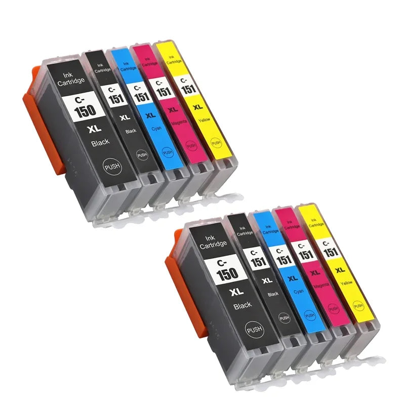 DAT PGI 150 CLI 151 Ink Cartridge For canon PIXMA IP7210 MG5410 MG5510 MG6410 MG6610 MG5610 MX921 MX721 IX6810 PGI150 CLI151
