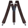 Fashion Suspenders for Men Women 3.5cm Y-Back 3 Clips Adjustable Elastic Shirt Trouser Braces Strap Belt Gifts for Dad Husband