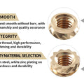 Heat Insert Nut Iron Tips Heat Set Insert Tip Soldering Iron Tip M2-M6 Brass Thread Embedded Kit for Plastic 3D Printer Parts
